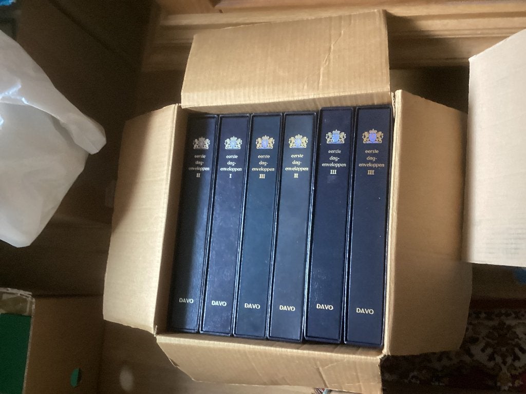Luxe gewatteerde Davo met cassette met 20 vellen per album, Ophalen of Verzenden, Onbeschreven, Nederland