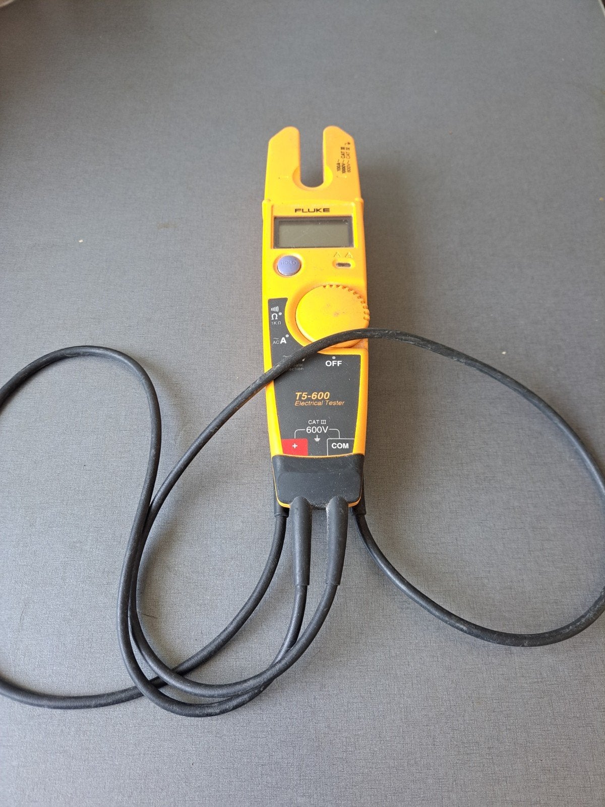Fluke T5-600 Electrical Tester met meetsnoeren, Ophalen, Gebruikt, Multimeter