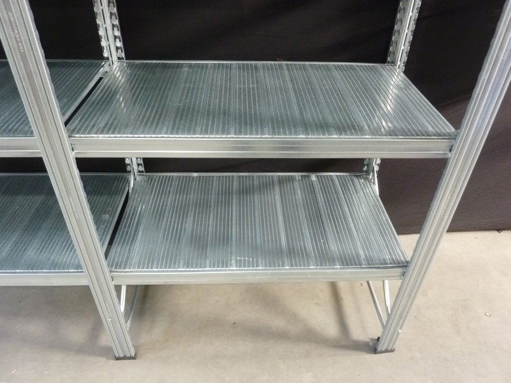 set Metalsistem stelling / stellingkast / legbordstelling, Ophalen, Gebruikt, Handelsonderneming Hendriksen, Munstermanstraat 6 - Hal 3 - Silvolde
