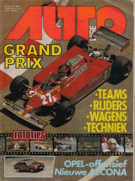 Autovisie 17 1981 : Alfa Romeo Alfasud Ti - Opel Ascona, Ophalen of Verzenden, Gelezen, Algemeen