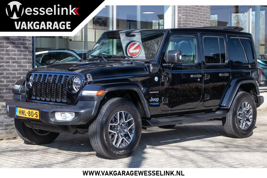 Jeep Wrangler Unlimited 4xe 380 Sahara Sky-one Softtop | PHE, 12 maanden, 4 cilinders, Bedrijf, Vierwielaandrijving