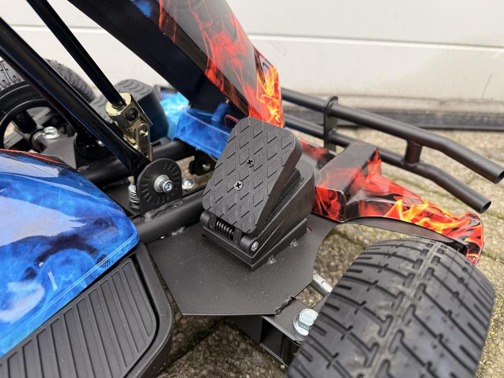 Elektrische skelter met vlammenprint Go kart, Ophalen of Verzenden, Nieuw