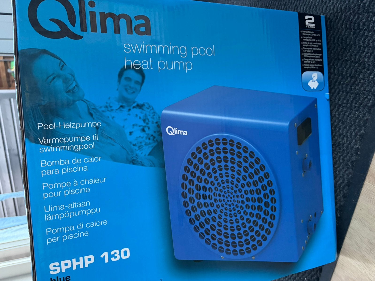 Warmtepomp voor zwembad, Ophalen, Zo goed als nieuw