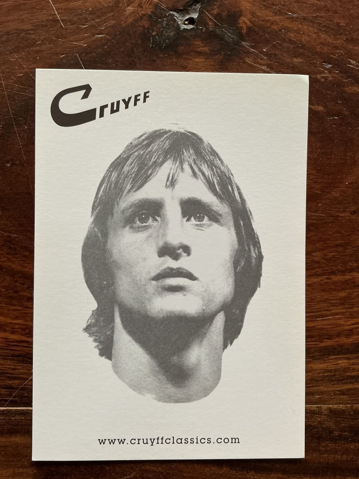 Voetbal reklame kaart Johan Cruijff Cruyff Boutique, Verzamelen, Ophalen of Verzenden, Ajax, Spelerskaart