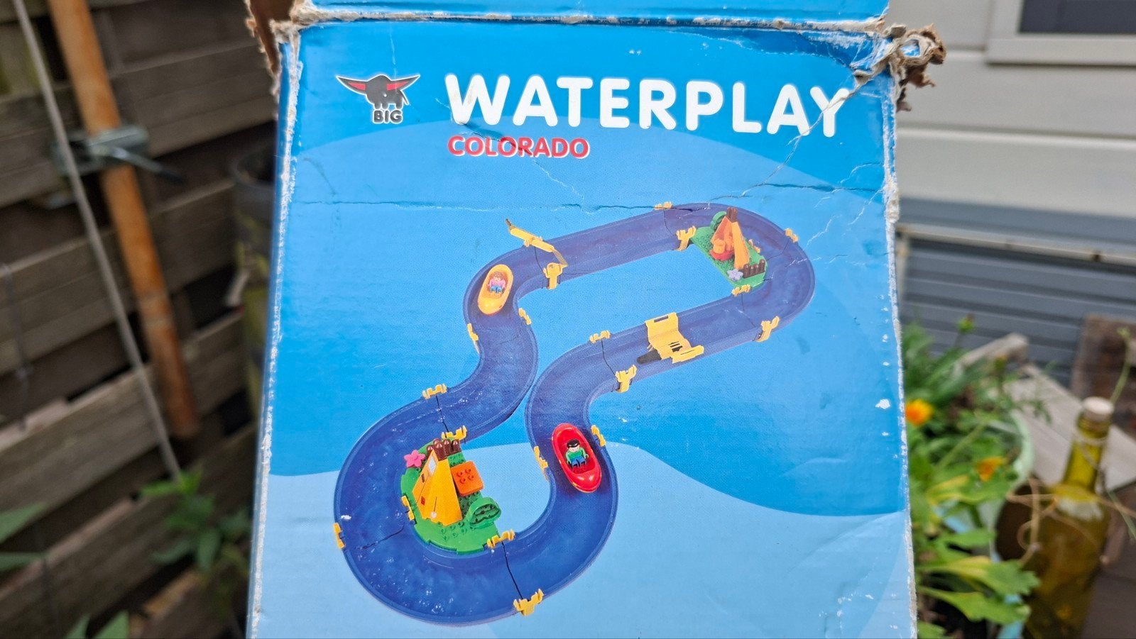 BIG Waterplay Colorado waterbaan met accessoires, Ophalen of Verzenden, Gebruikt
