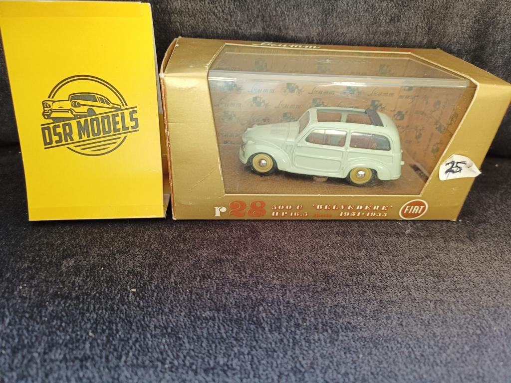 1:43 Fiat 500C Belvedere, Hobby en Vrije tijd, Modelauto's | 1:43, Overige merken, S, Auto, R
