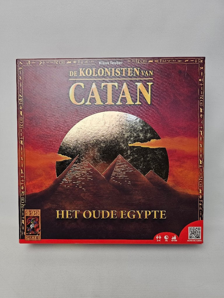 # Kolonisten van Catan: Het Oude Egypte - Bordspel, Ophalen of Verzenden, Zo goed als nieuw
