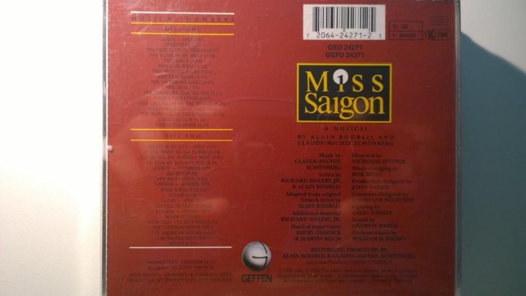Miss Saigon (Original London Cast Recording), Ophalen of Verzenden, Zo goed als nieuw