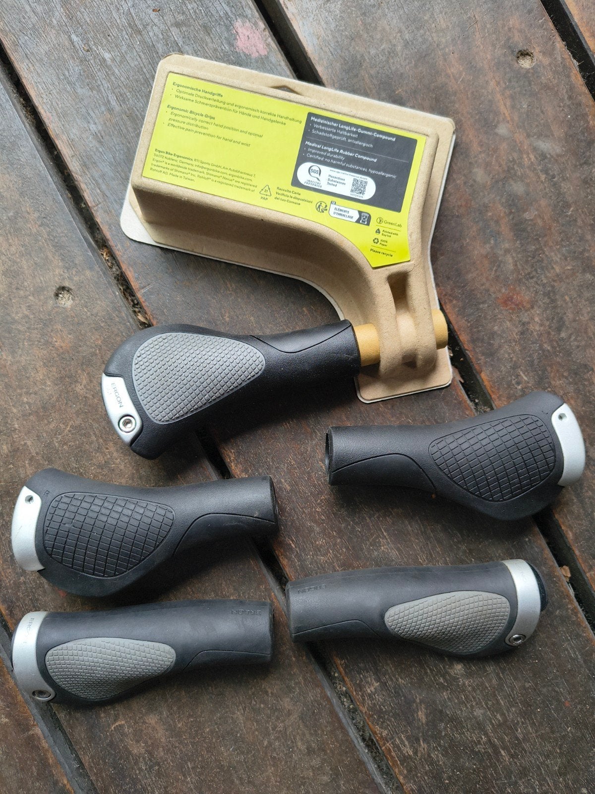 3x Ergon GC1 handvatten (1 nieuw, 2 gebruikt), Ophalen of Verzenden, Nieuw, Ergon