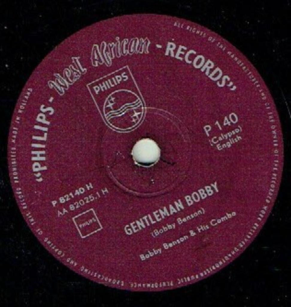 Bobby Benson And His Combo - Gentleman Bobby / Taxi Driver, Cd's en Dvd's, Vinyl | Overige Vinyl, Ophalen of Verzenden, Zo goed als nieuw