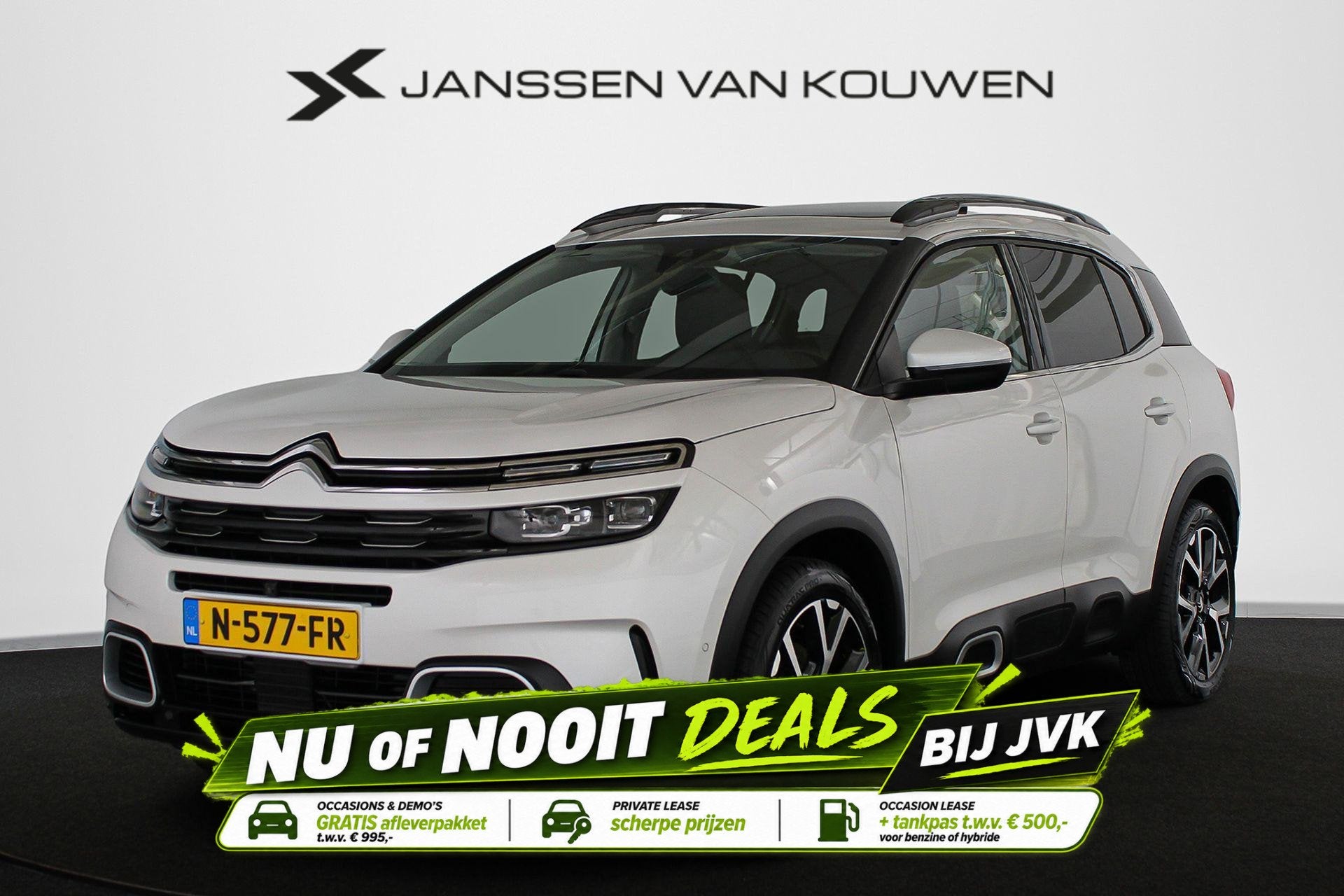 Citroen C5 Aircross 1.2 PureTech Business Plus Automaat Pano, Auto's, Euro 6, 1199 cc, C5 Aircross, Alcantara