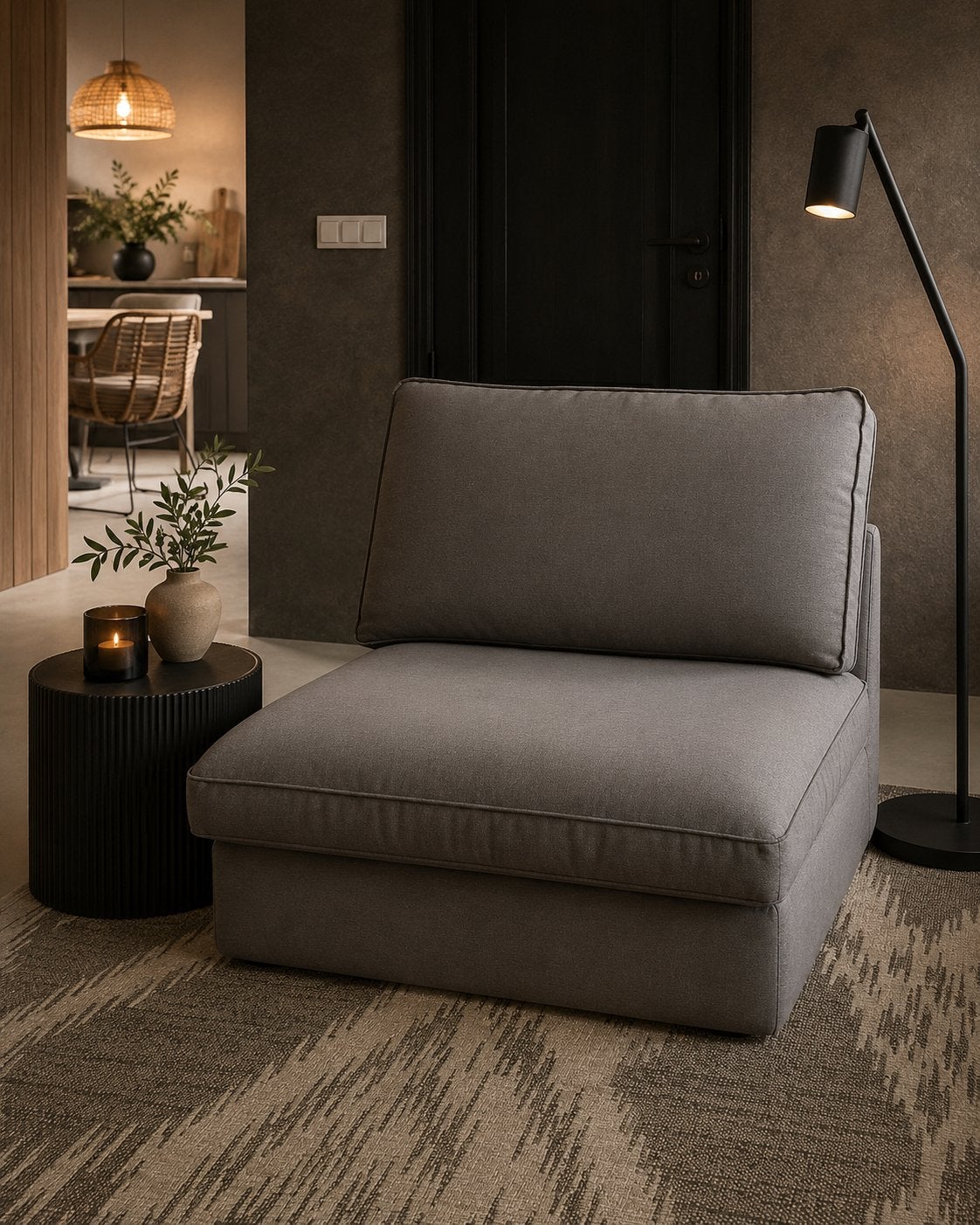 IKEA Kivik fauteuil - Comfortabel en stijlvol, Ophalen, Gebruikt, Stof, 75 tot 100 cm