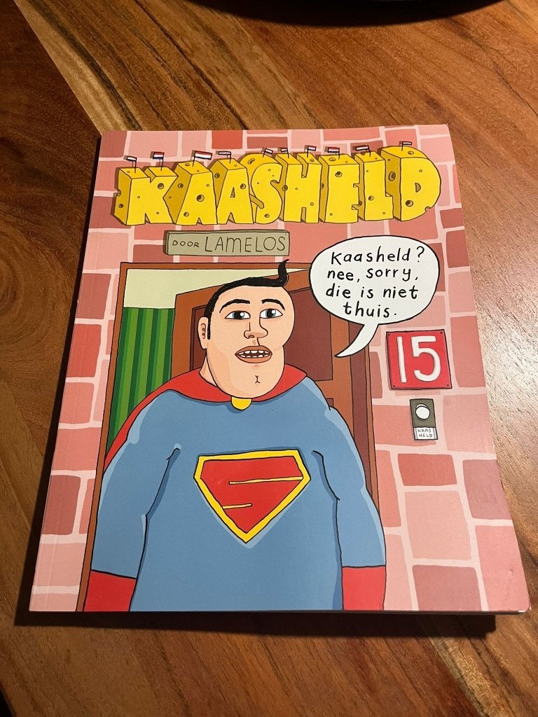 Kaasheld? Nee, sorry, die is niet thuis",, Boeken, Eén stripboek, Ophalen of Verzenden, Zo goed als nieuw
