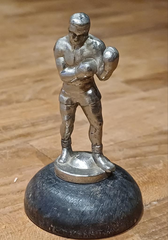 Boxer motorkap ornament, boxing car hood ornament, Ophalen of Verzenden, Gebruikt