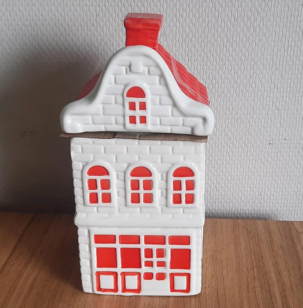 Postcode loterij koek/snoep trommel 24x11,5x11 cm, Ophalen of Verzenden, Zo goed als nieuw