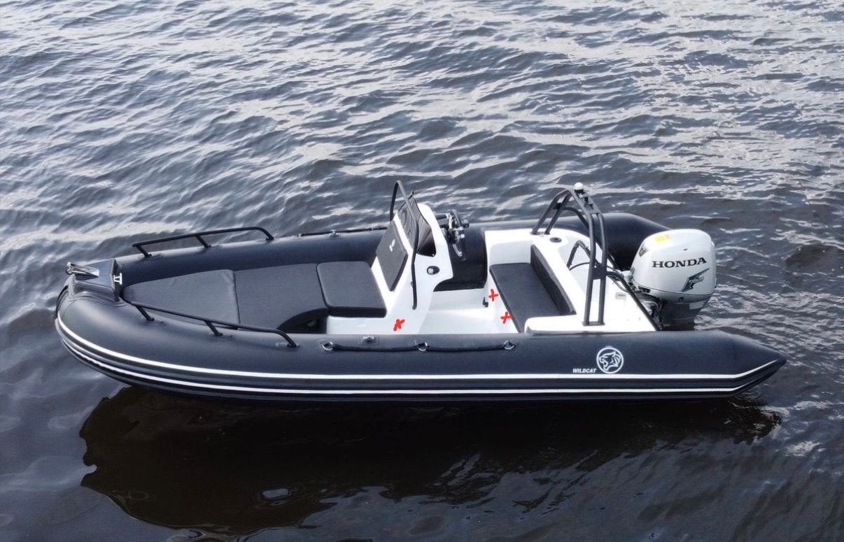 Wildcat RIB met Honda 40pk buitenboordmotor, Ophalen, Gebruikt, Eén persoon, Overige typen