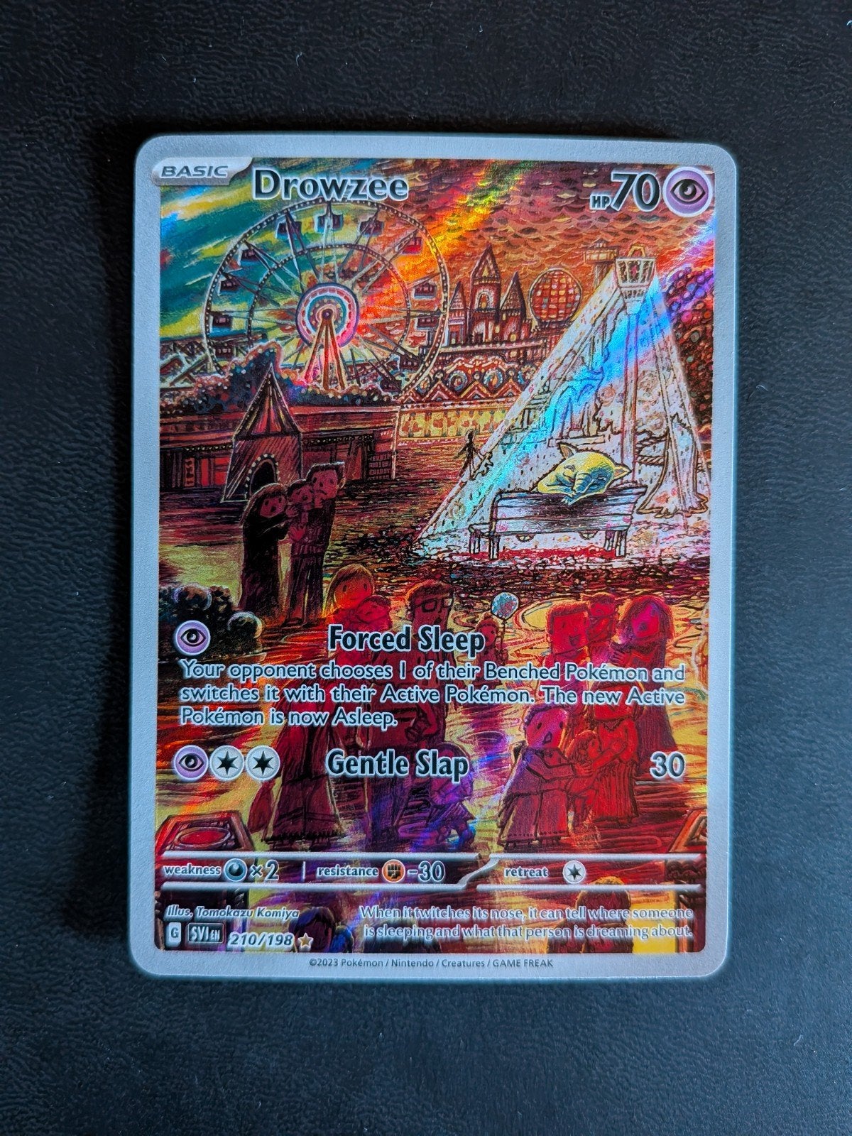 Drowzee 210/198 Pokémon kaart - Zo goed als nieuw, Ophalen of Verzenden, Zo goed als nieuw, Losse kaart, Foil