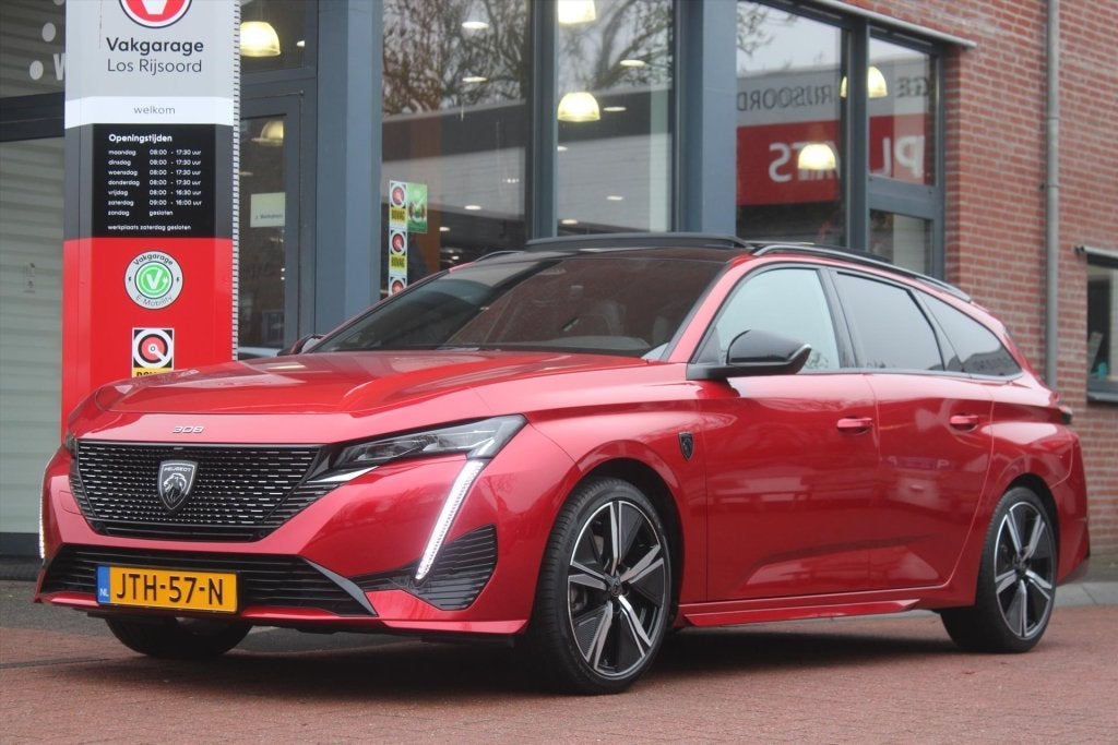 Peugeot 308 SW 1.2 Puretech Aut. *GT* | Carplay | Schuifdak, Auto's, Gebruikt, 1199 cc, Leder en Stof, 19 km/l