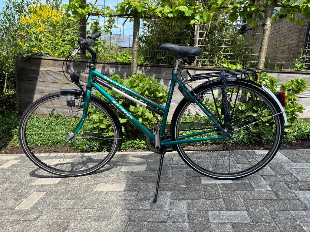 Batavus dames fiets, Fietsen en Brommers, Fietsen | Dames | Sportfietsen en Toerfietsen, Ophalen, Gebruikt, 26 inch, Velgrem