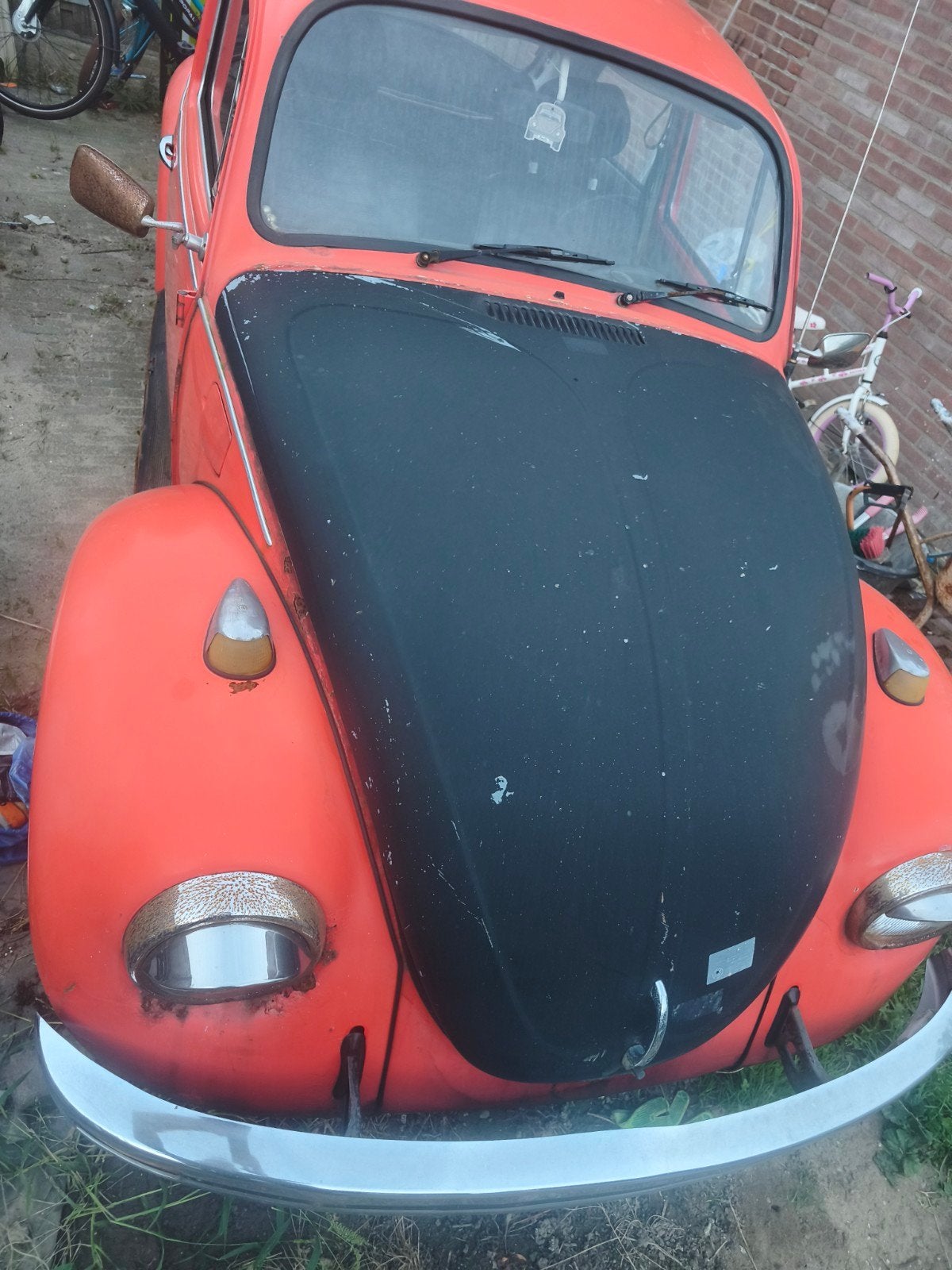 Volkswagen 1300 1.3 1974 Rood, Auto's, 4 cilinders, Origineel Nederlands, Handgeschakeld, Particulier