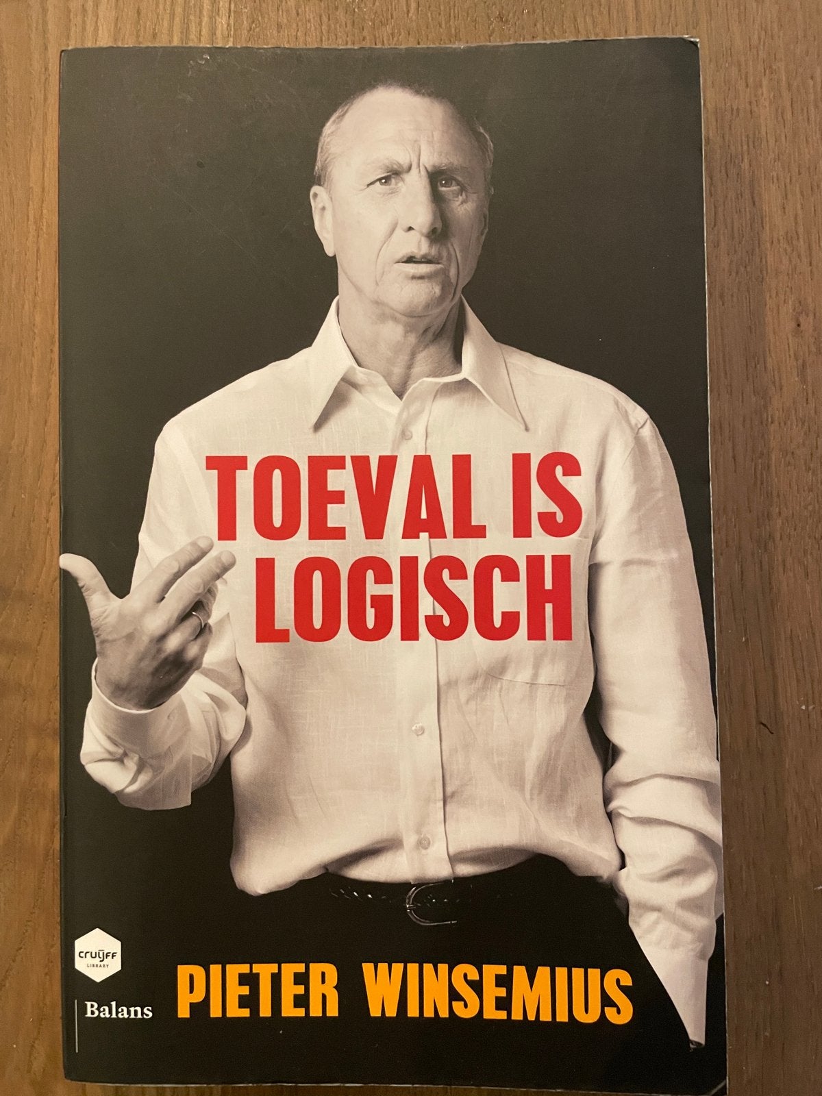 Toeval is Logisch - Pieter Winsemius (Johan Cruijff), Ophalen of Verzenden, Gelezen, Nederland