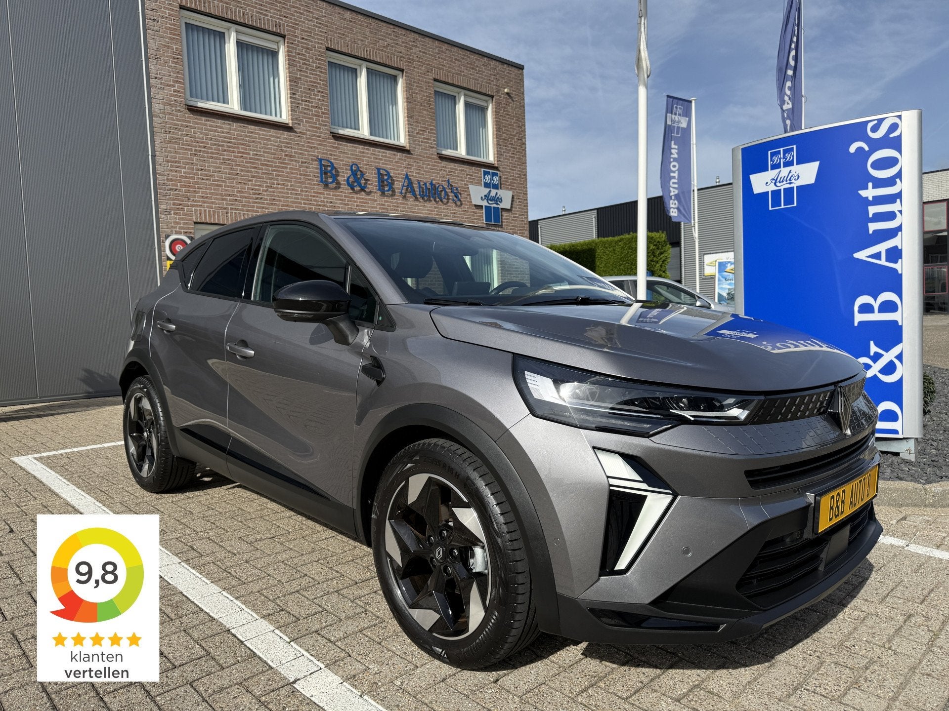 Renault Captur 1.3 mild hybrid 160pk Automaat Techno l 1500K, Auto's, 1272 kg, Gebruikt, 4 cilinders, Leder en Stof