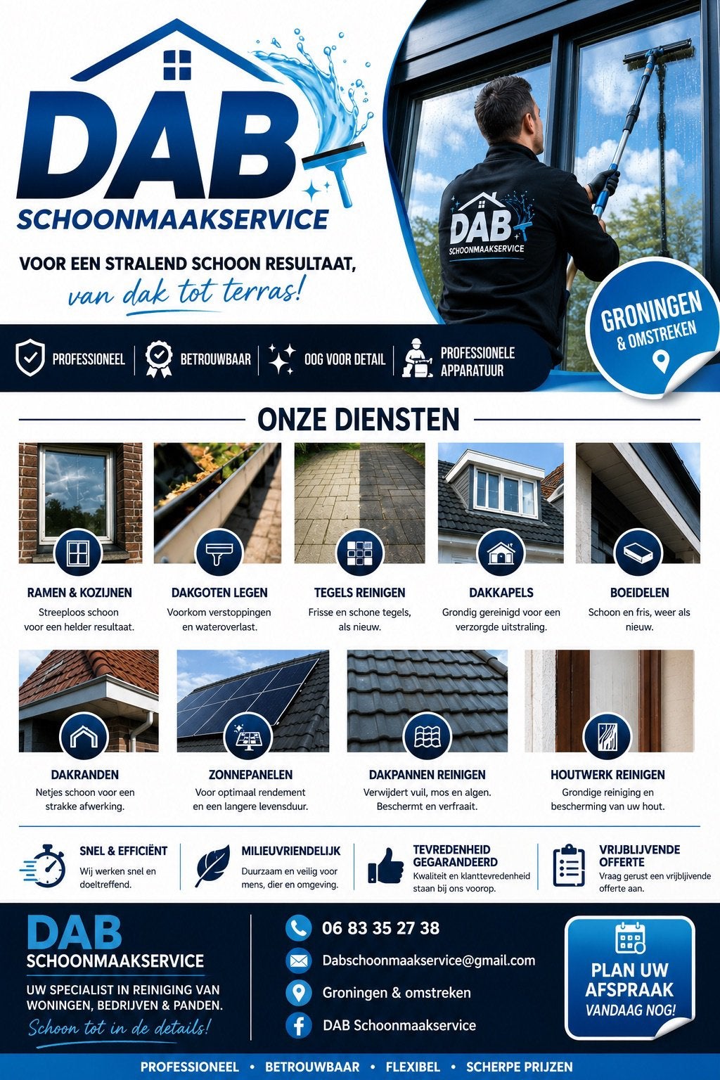 Professionele glazenwasser, Vacatures