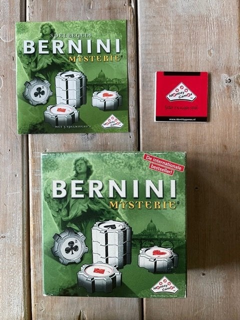 Bernini Mysterie spel. Identity Games. ZGAN, Een of twee spelers, Ophalen, Zo goed als nieuw, Identity Games