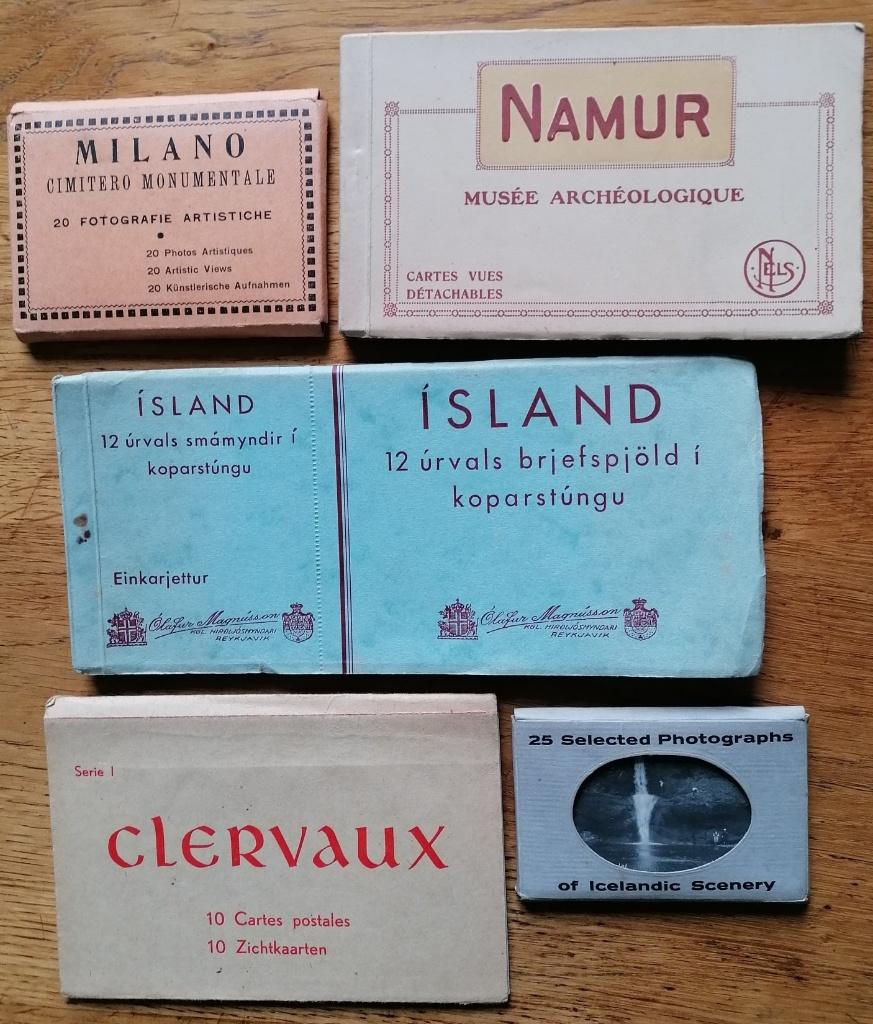 pakjes met oude ansichtkaarten, Verzenden, Voor 1920, Ongelopen, Overig Europa