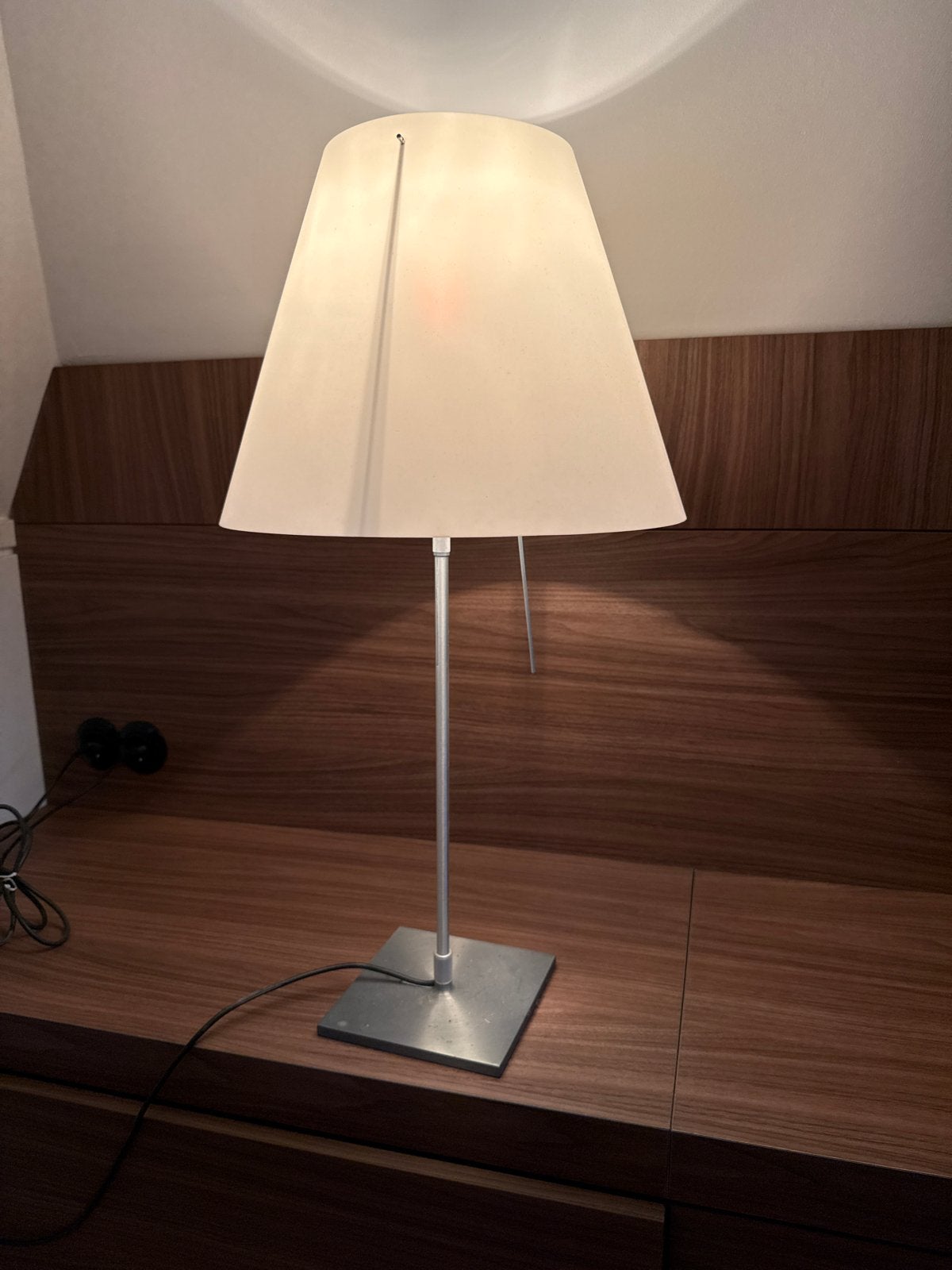 Luceplan Costanza tafellamp - Wit, Met schakelaar, Gebruikt, Overige merken, Wit