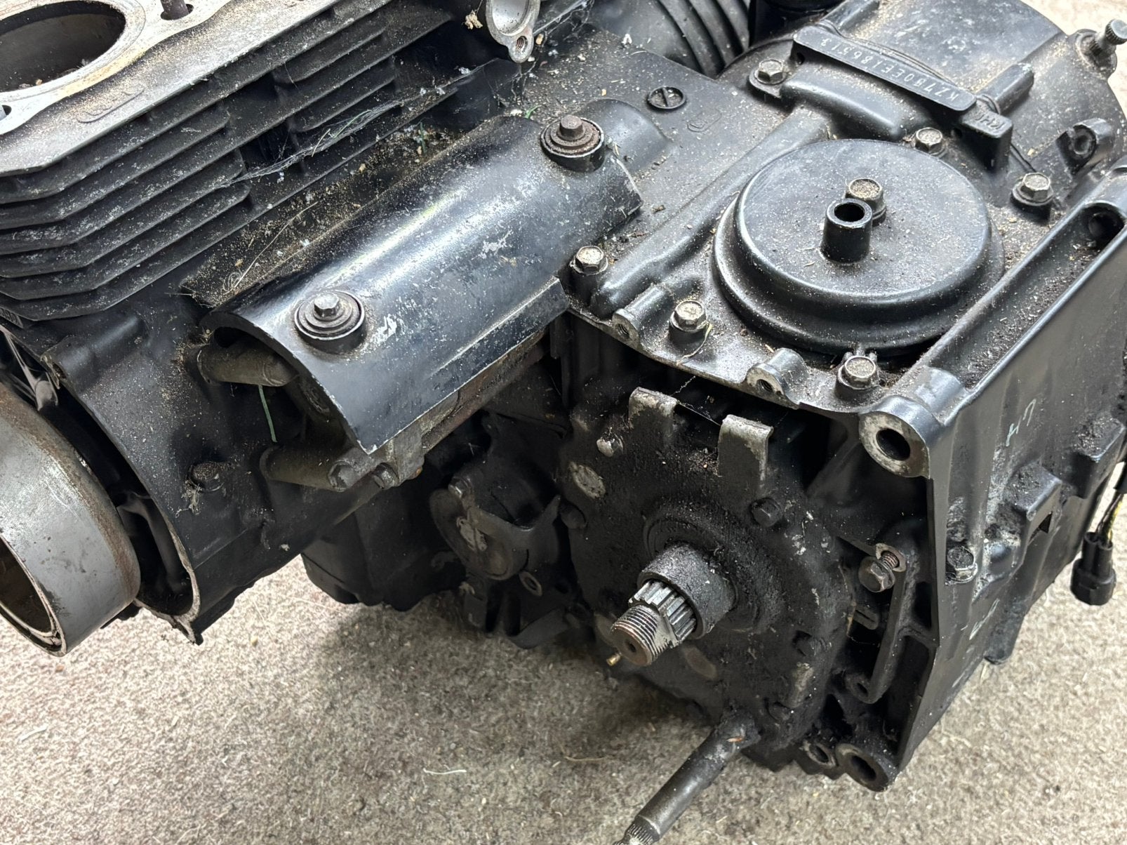 Kawasaki ZR7 motorblok met onderdelen 2001/ 2005., Ophalen, Gebruikt