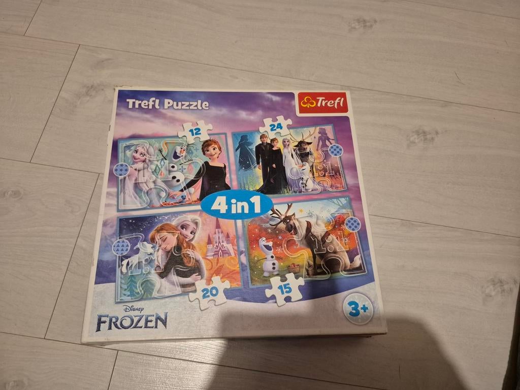 Frozen puzzels 4 in 1, Ophalen of Verzenden