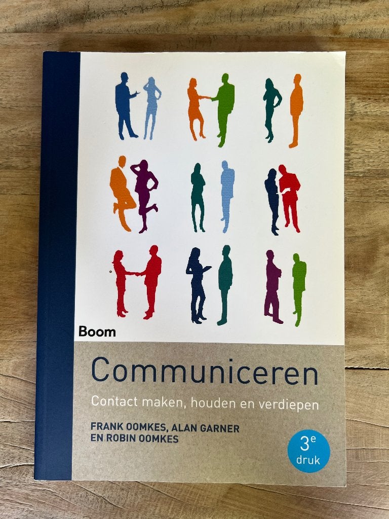 Studieboek: Communiceren, Boeken, Ophalen of Verzenden, Alpha, Zo goed als nieuw, HBO