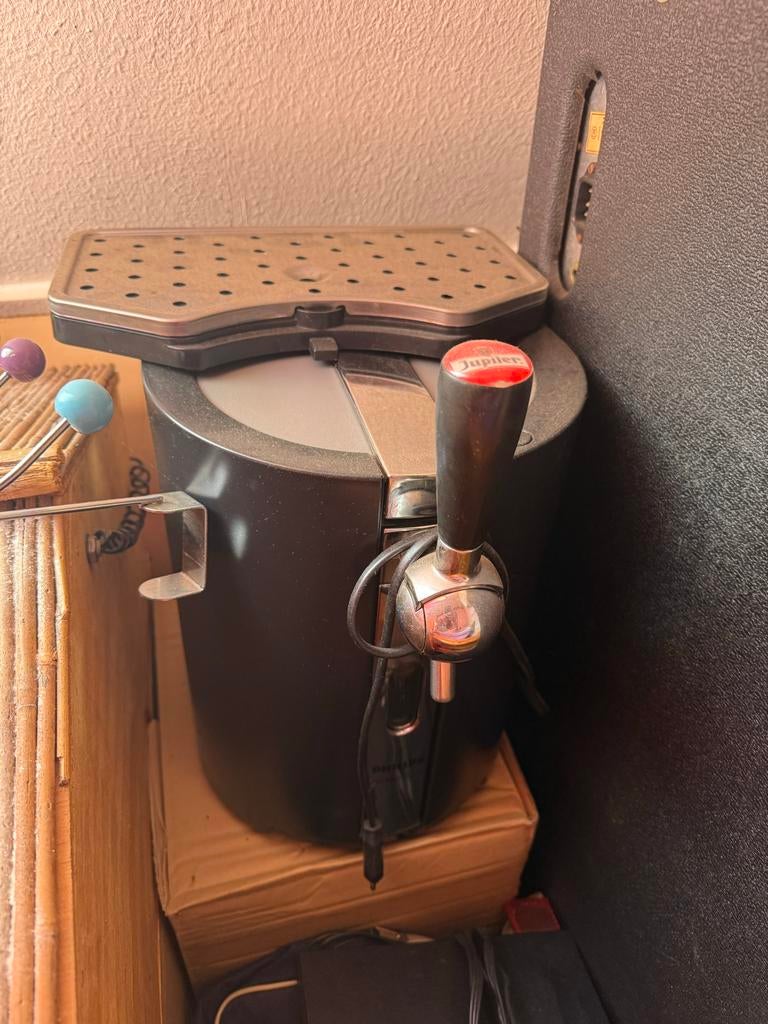 Werkende Jupiler biertap - Perfect voor thuisbar!, Ophalen of Verzenden, Zwart, Metaal, Overige merken