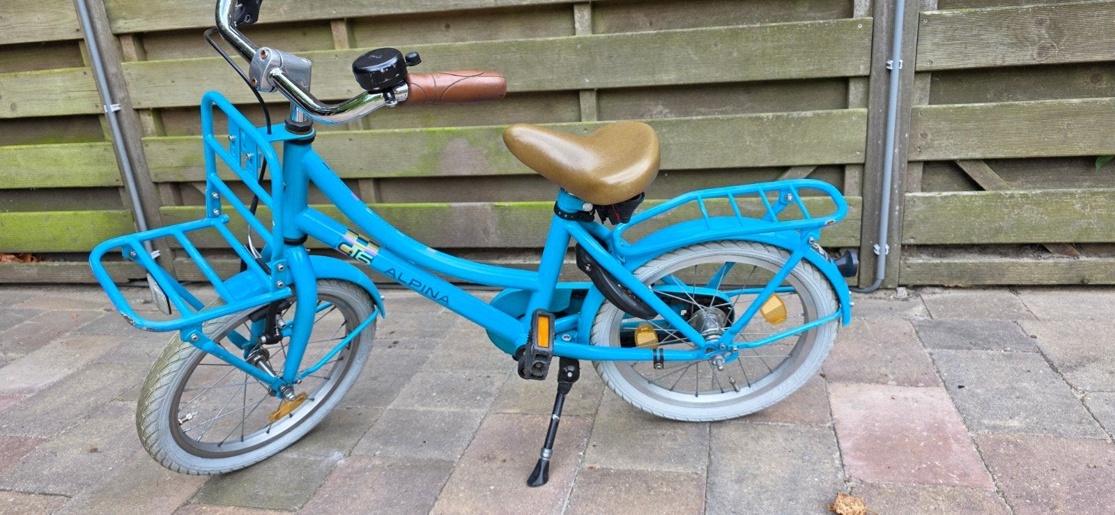 Alpina Cargo kinderfiets (4-6 jaar) - Blauw, Ophalen, Gebruikt, 16 tot 20 inch, Alpina