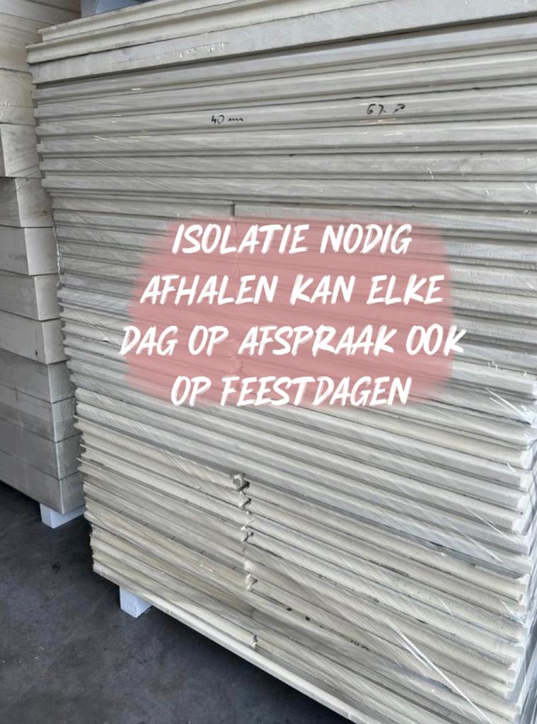 Isolatie B/C keus 20, 30,40, 50,70,80 ,90,100,120,Alu/kraft