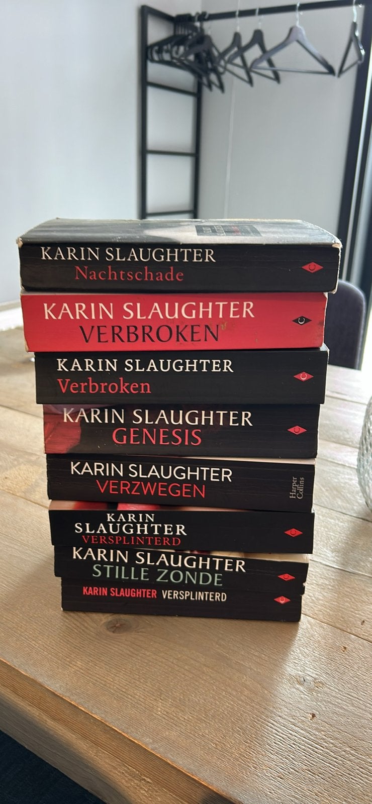 Karin Slaughter boeken: Nachtschade, Verbroken, Genesis, etc, Ophalen, Gelezen