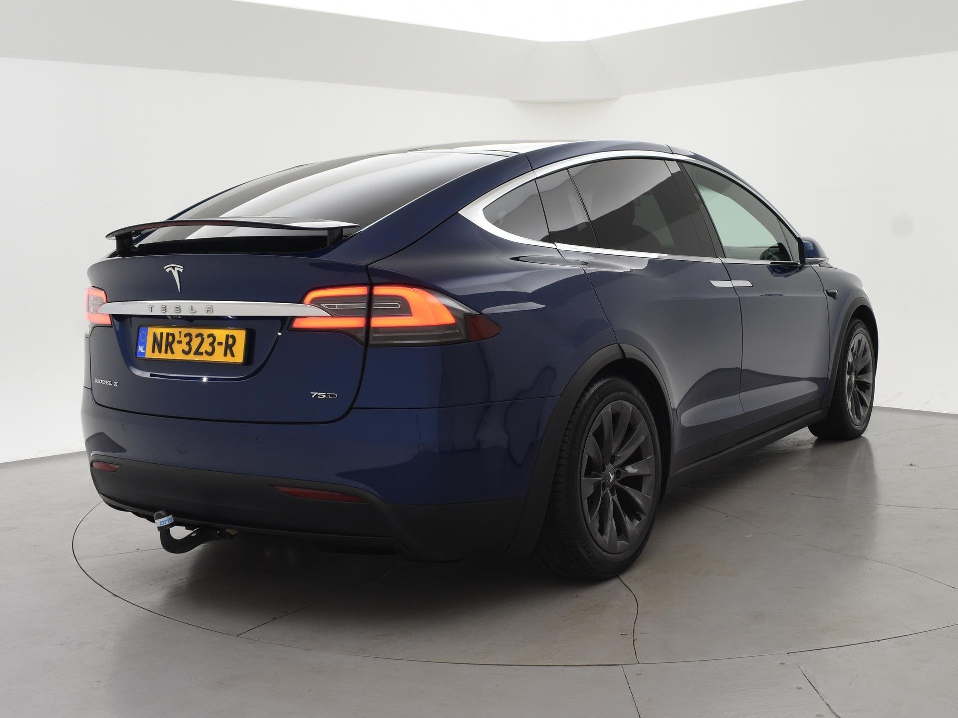 Tesla Model X 75D + TREKHAAK 2250 KG | LEDER | PANORAMA | LU, Auto's, Tesla, Automaat, Model X, Gebruikt, 124 €/maand