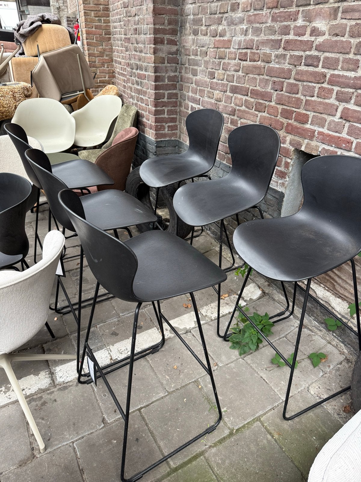 BoConcept barkrukken 6x - Gebruikte staat, Huis en Inrichting, 5 krukken of meer, Ophalen, Gebruikt, 90 cm of meer