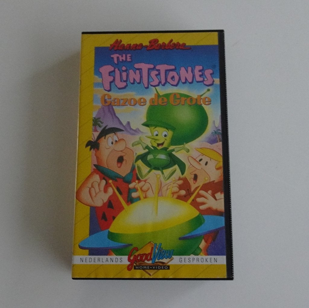 Hanna Barbera Presents Flintstones De Grote Gazoe - VHS 1991, Alle leeftijden, Ophalen, Zo goed als nieuw, Tekenfilm