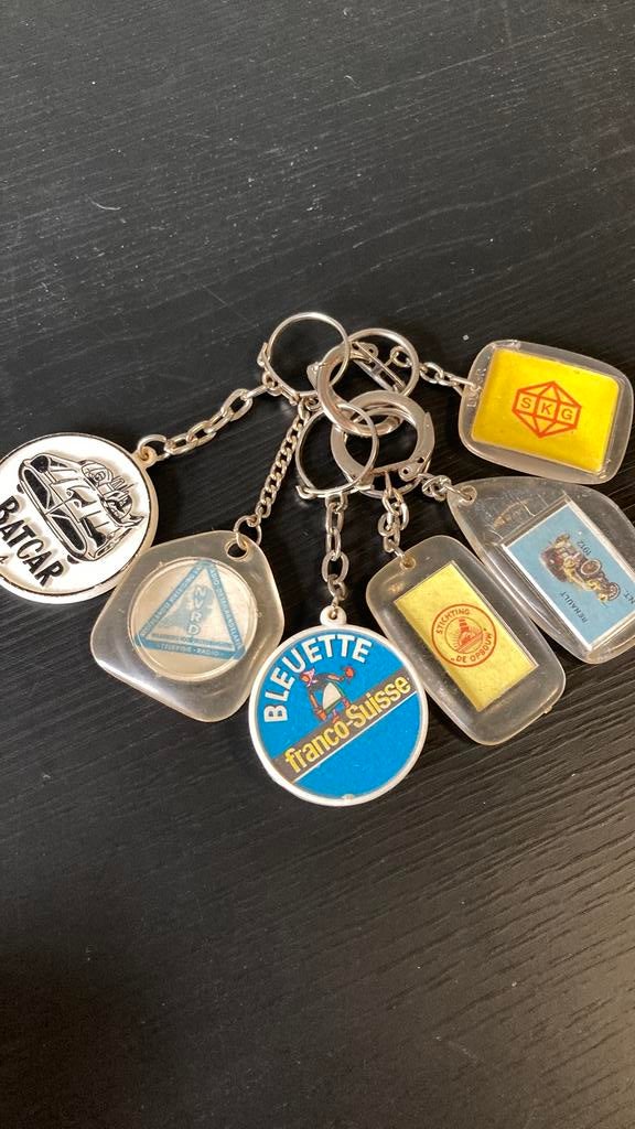 Vintage sleutelhangers, Verzamelen, Ophalen of Verzenden, Gebruikt, Transport