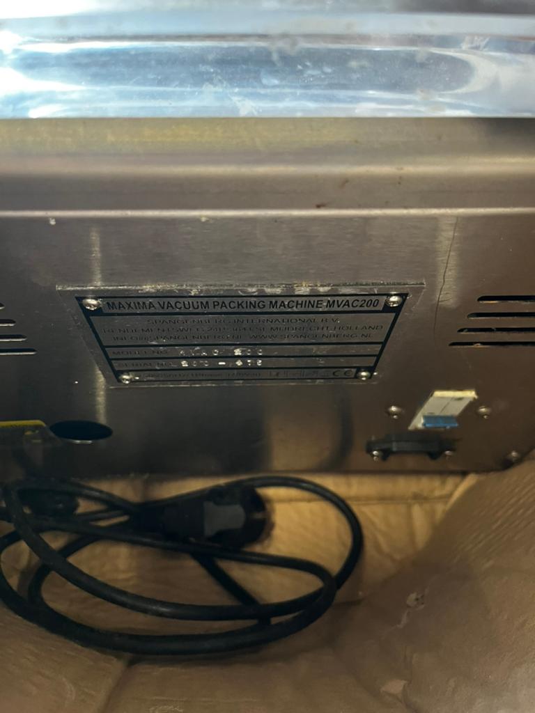 Vacuum verpakkingsmachine, Ophalen, Gebruikt