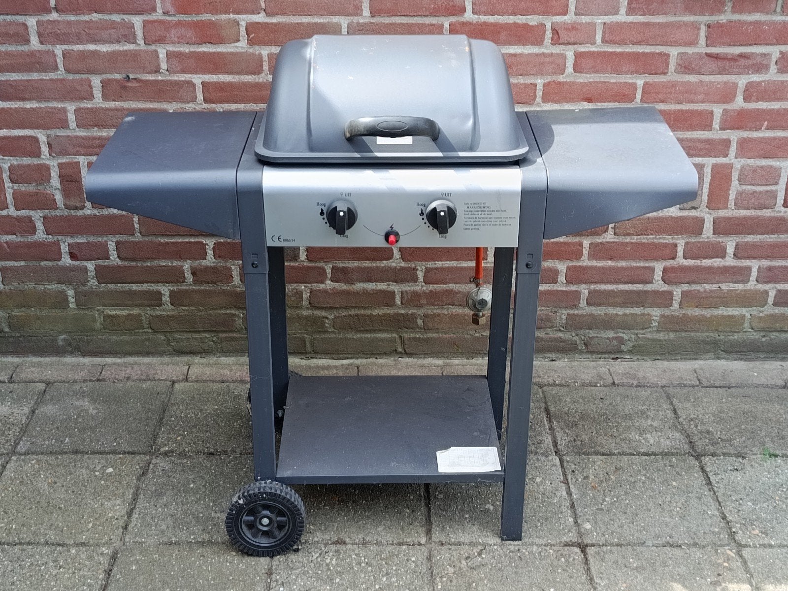 gasbarbecue met hoes, Tuin en Terras, Ophalen, Gebruikt, Van Cranenbroek