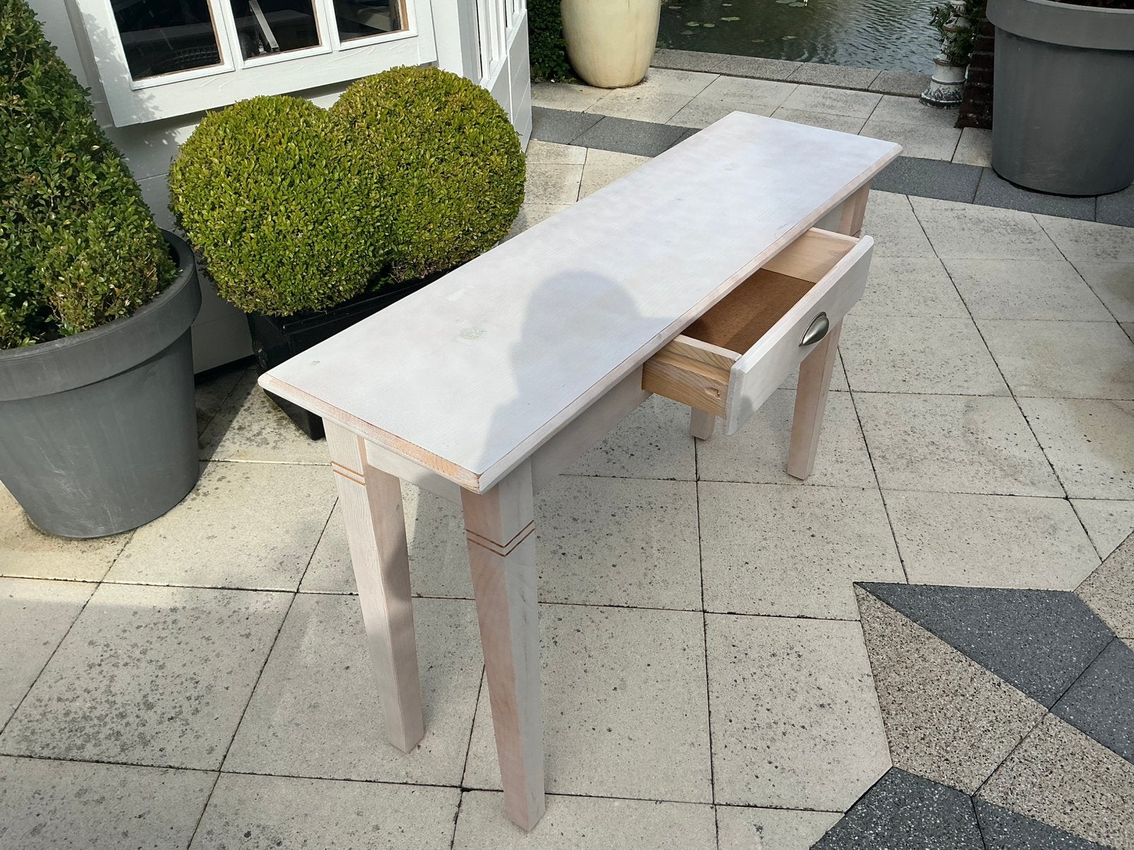 Sidetable, Huis en Inrichting, Ophalen, 100 tot 150 cm, Zo goed als nieuw, 25 tot 50 cm