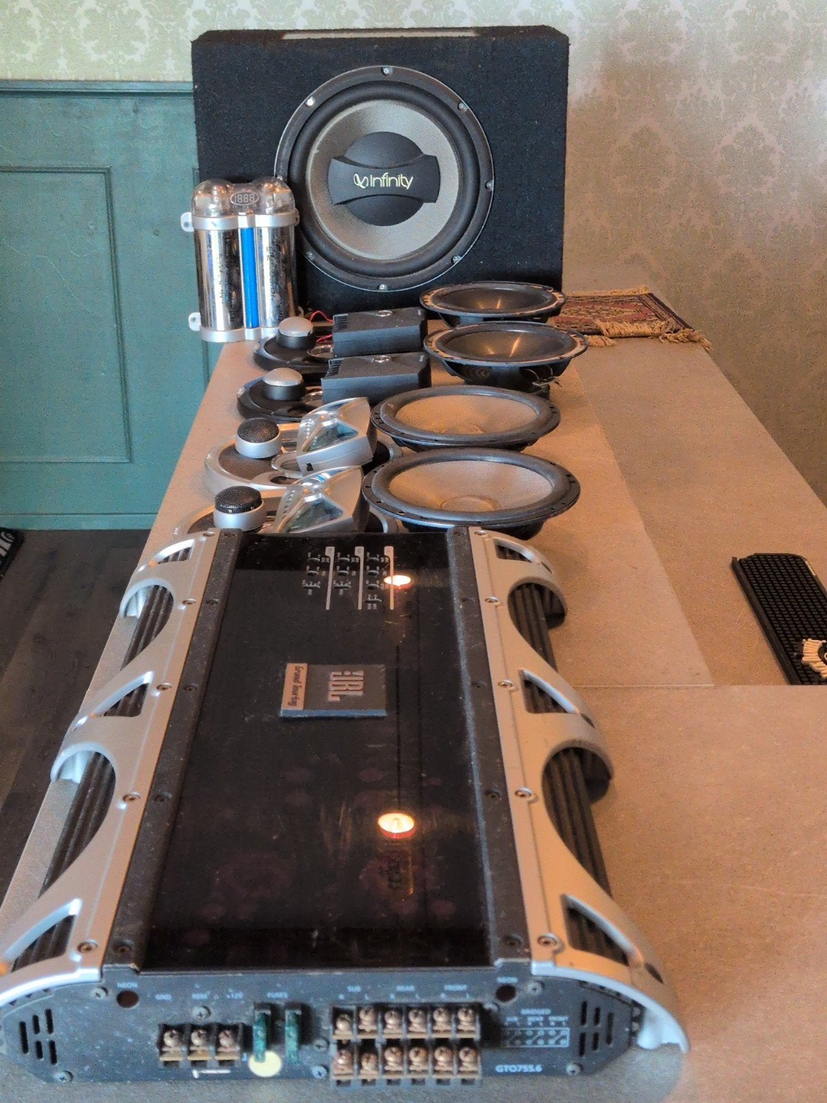 Infinity kappa series, JBL Grand Touring, Subwoofer, Ophalen, Gebruikt
