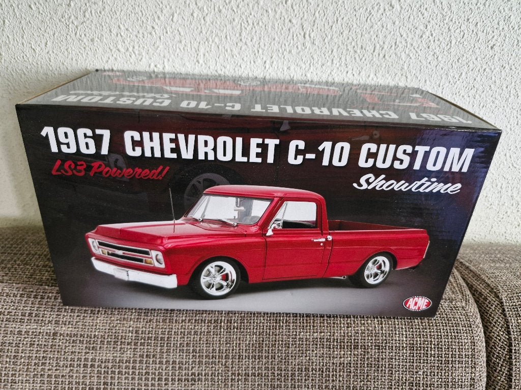 €149 1967 CHEVROLET C-10 CUSTOM SHOWTIME ACME, Hobby en Vrije tijd, Ophalen of Verzenden, Nieuw, Auto, Overige merken
