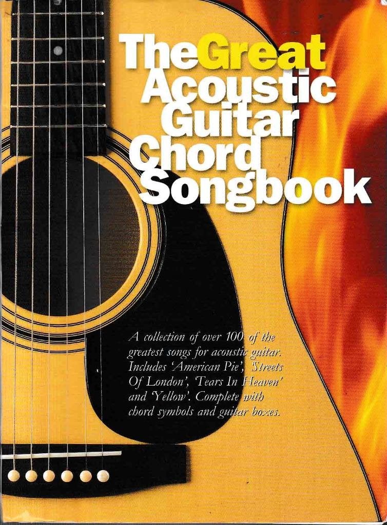 The Great AcousticGuitarChord Songbook ( 448 ), Verzenden, Artiest of Componist, Populair, Gitaar