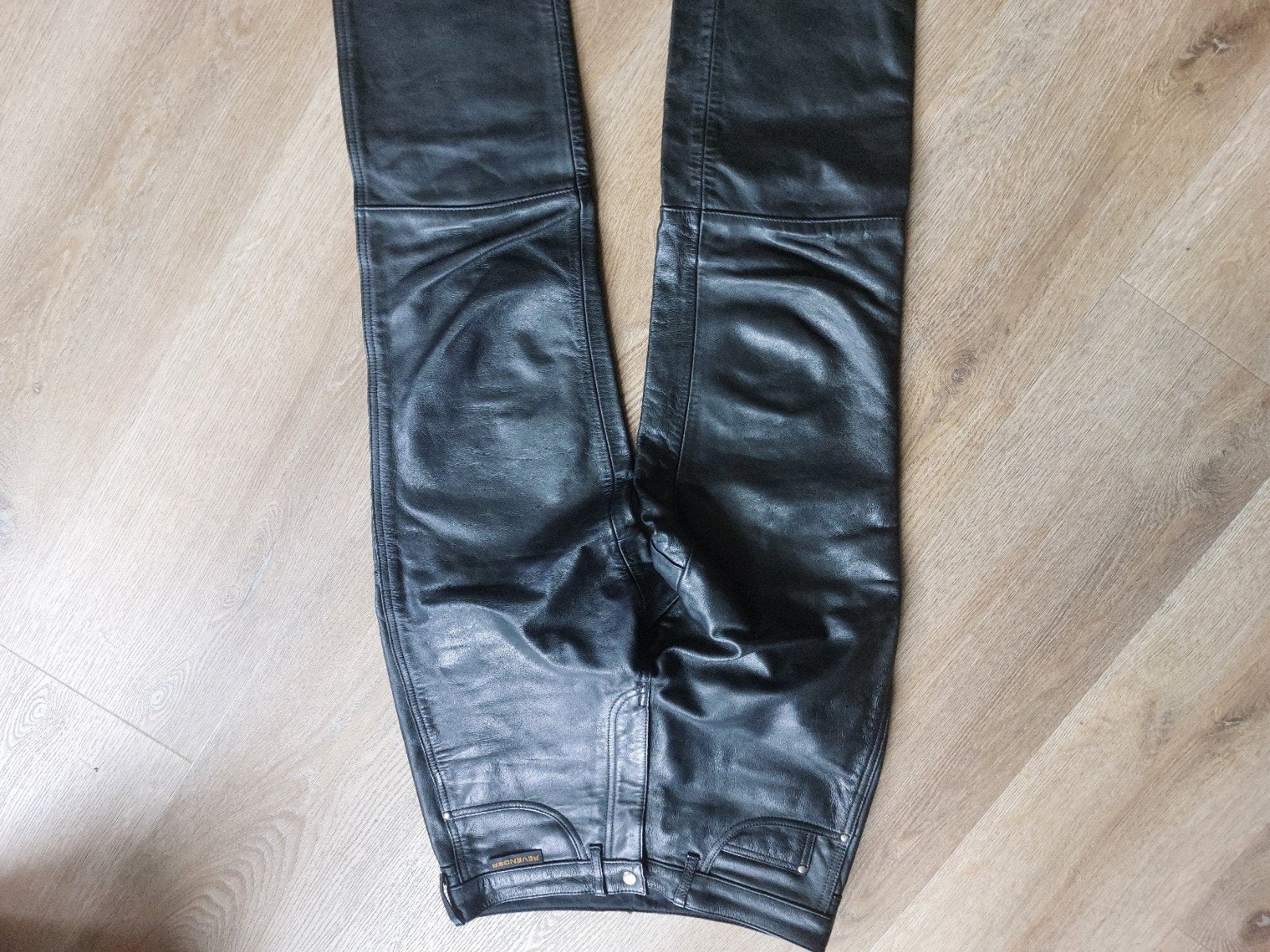 Leren broek maat 50, Ophalen of Verzenden, Zo goed als nieuw, Maat 48/50 (M), Zwart