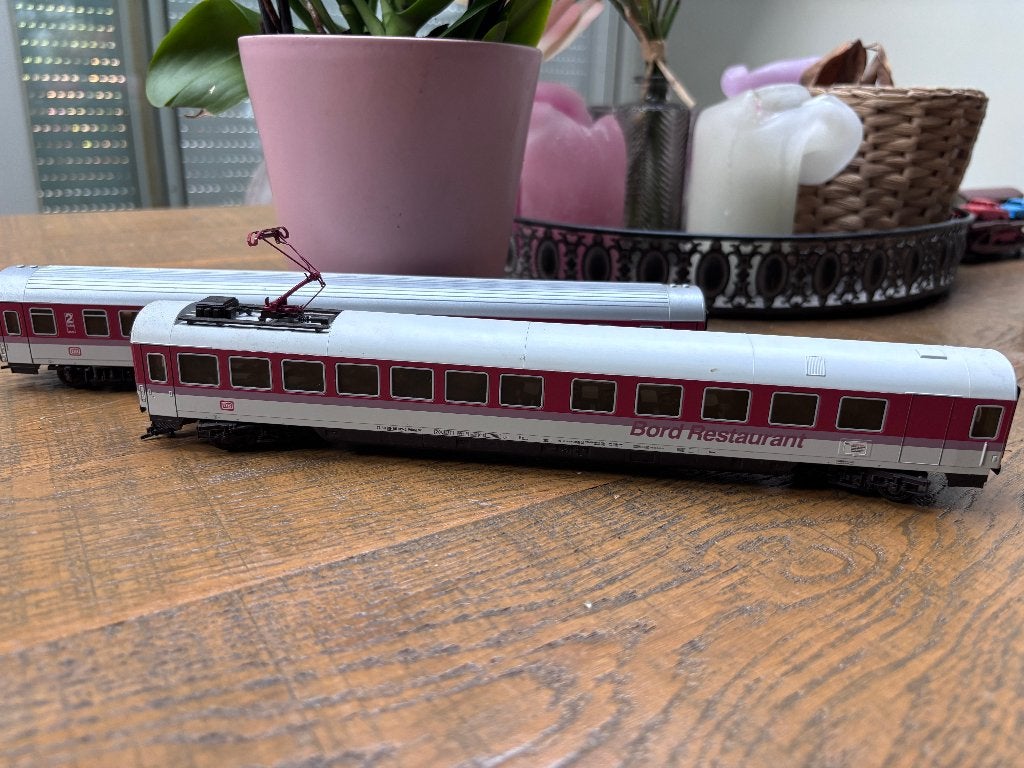 Fleischmann 5113 & 5114, Hobby en Vrije tijd, Modeltreinen | H0, Gebruikt, Gelijkstroom, Fleischmann, Wagon
