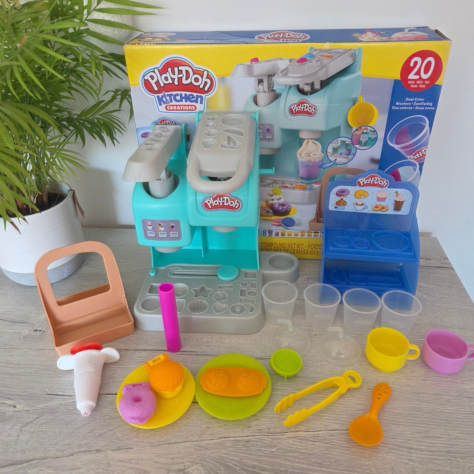 Play-Doh Kitchen Creations Koffiezetapparaat Luxe Café, Ophalen of Verzenden, Zo goed als nieuw, Jongen of Meisje